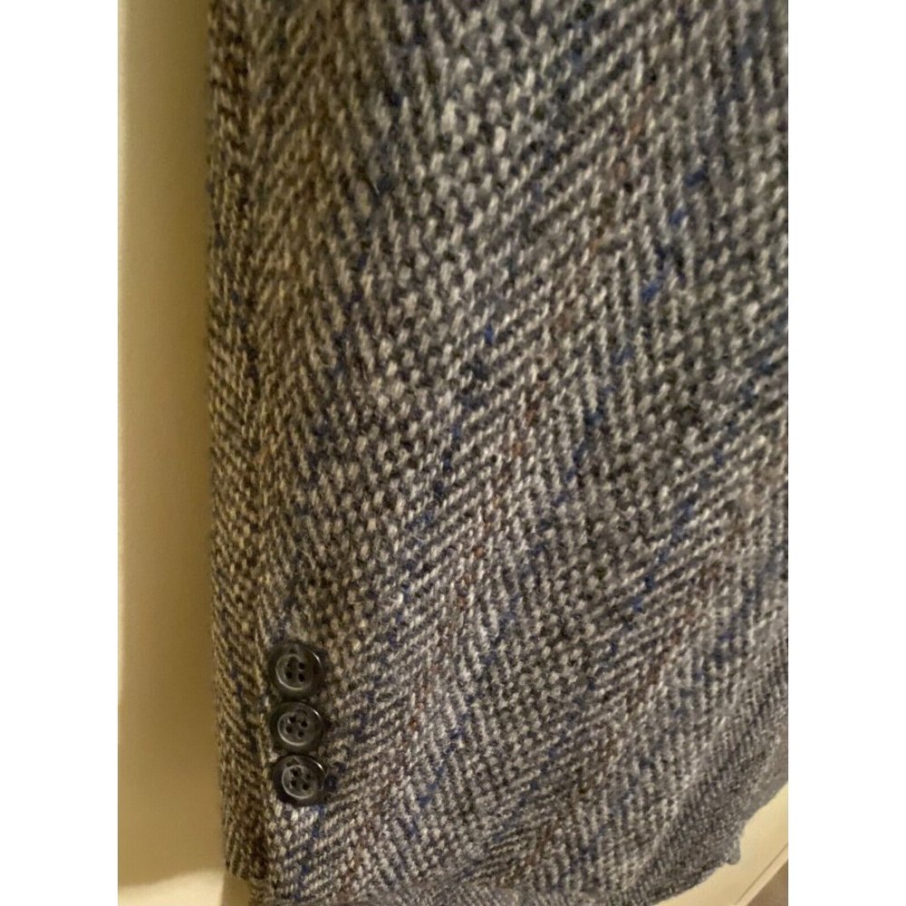 Harris Tweed Men's Blazer Sport Coat Wool Two-Button Jacket Size 44L - Picture 5 of 8